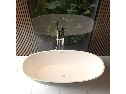 Chicyla 165cm Oval Solid Surface Freestanding Bathtub PHHG26918
