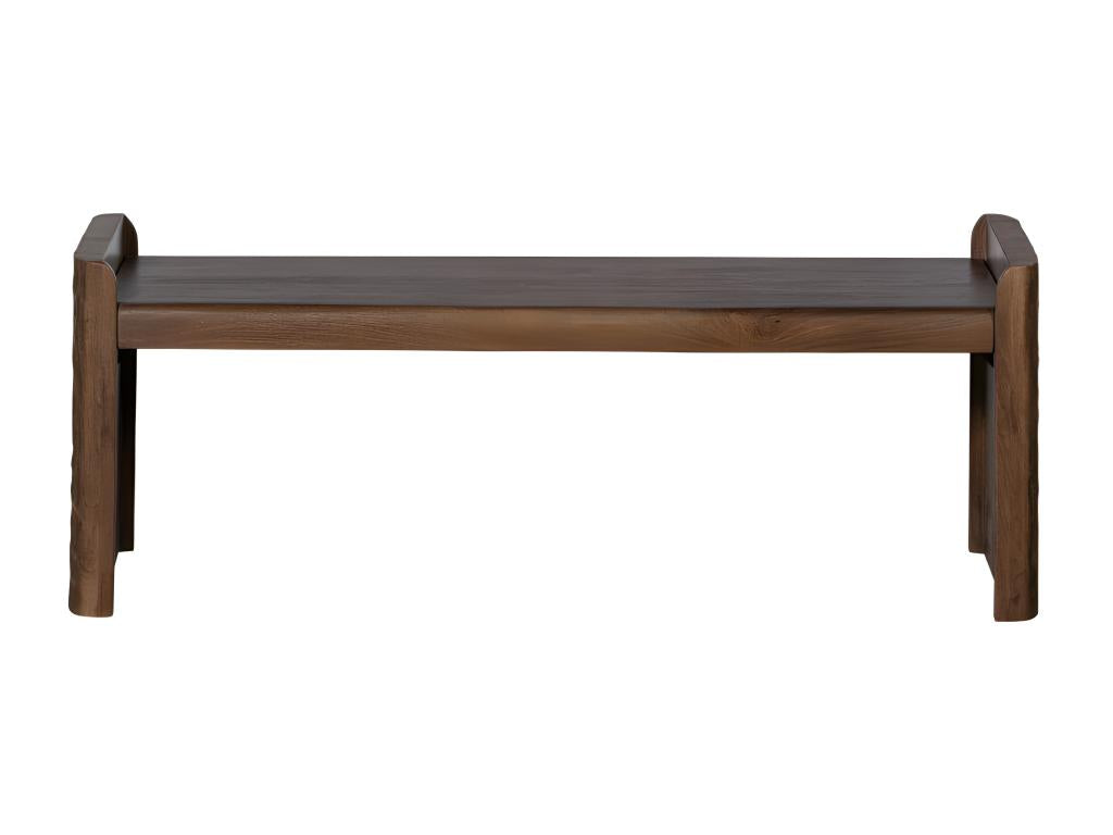 Prop - Wooden bench L120cm - Dark wood YBNP58598