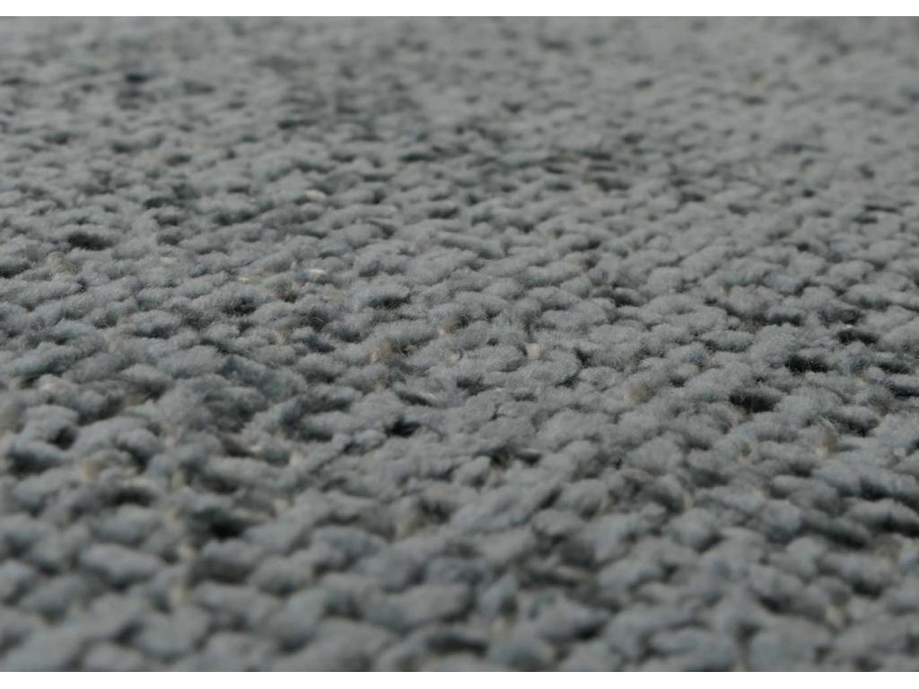 Set of 2 dining chairs in brushed stainless steel and blue-green chenille fabric 04 0007402 YOLA14919