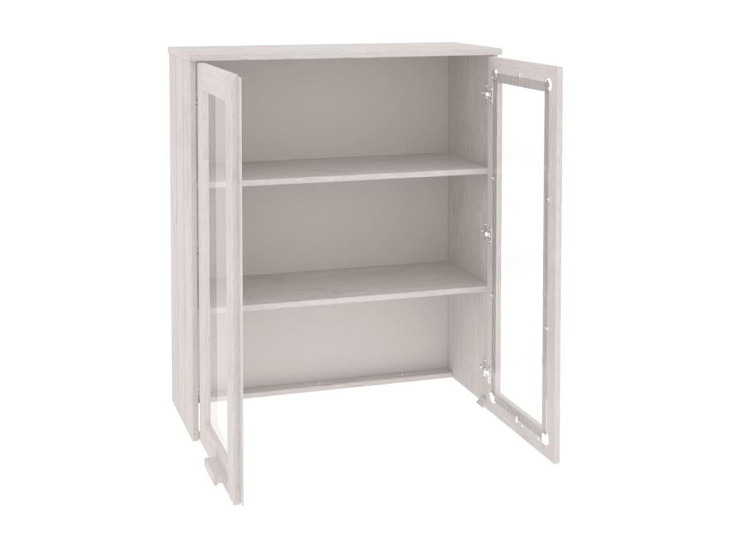 Chicyla White Buffet Top 85x35x100 cm Solid Pine Wood OIQS78608