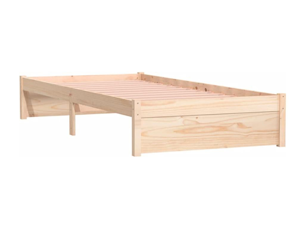 Solid wood bed frame 90x190 cm Single MUBX18710