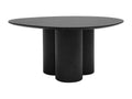 Chicyla BULY70804 black wood designer coffee table, 78 cm long