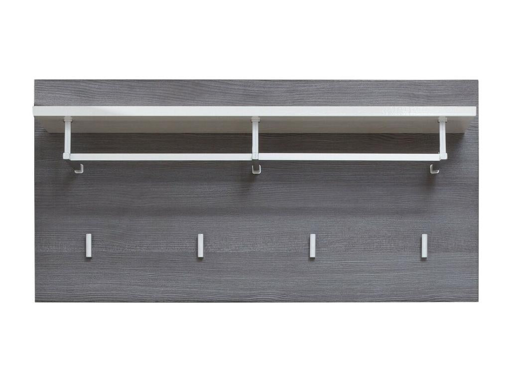 Chicyla Wall-Mounted Coat Rack, Grey, 80x40x28 cm, Chicyla GFCO37863
