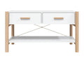 Coffee table, white, 82x48x45 cm, engineered wood, CCGG02251