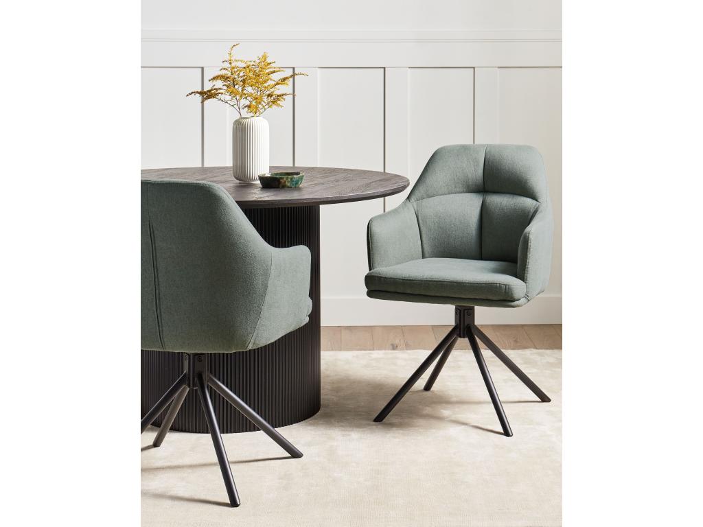 Set of 2 Chicyla Green Dining Chairs VMOC25051